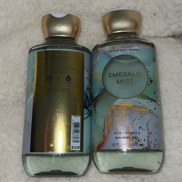 BBW 2 pc shower gel Emerald Mist - Picture 2 of 2